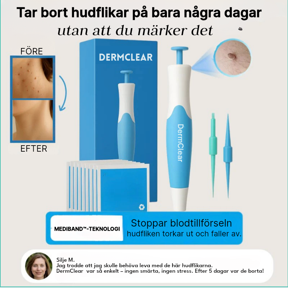 DermClear Set – Inga fler hudflikar